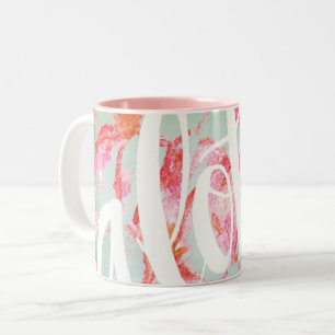 De Café Em Dois Tons Caneca Aloha Plumeria