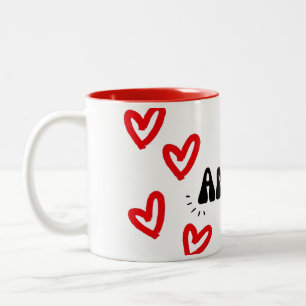 De Café Em Dois Tons Caneca Amor 