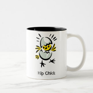 De Café Em Dois Tons Caneca anca do pintinho