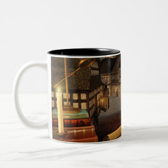 De Café Em Dois Tons Caneca Ancient Horizons (Esquerda)