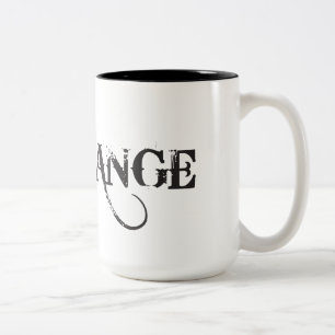 De Café Em Dois Tons Caneca ar livre da galinha