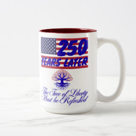 De Café Em Dois Tons Caneca Árvore da Liberdade