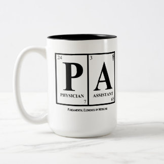 De Café Em Dois Tons Caneca assistente (PA) do médico, com citações
