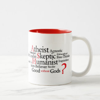 De Café Em Dois Tons Caneca ateu