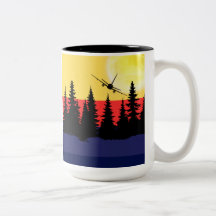 Caneca Avião Noturno