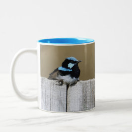 De Café Em Dois Tons Caneca Azul