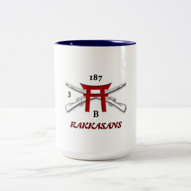 De Café Em Dois Tons Caneca B Empresa 187th Rakkasans (Centro)