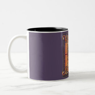 De Café Em Dois Tons Caneca B iluminada