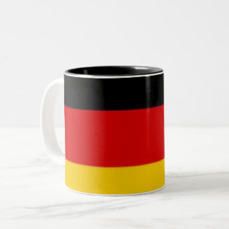 De Café Em Dois Tons Caneca Bandeira da Alemanha