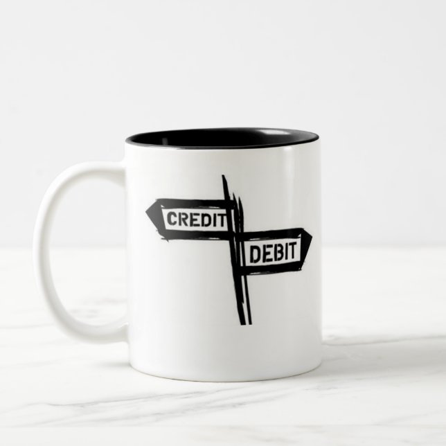 De Café Em Dois Tons Caneca básica da equipe (Esquerda)