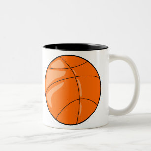 De Café Em Dois Tons Caneca - basquetebol