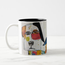 De Café Em Dois Tons Caneca Bird Dog 325ml