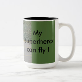 De Café Em Dois Tons caneca Black Hawk do Exército