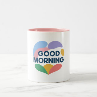 De Café Em Dois Tons Caneca - Bom Dia