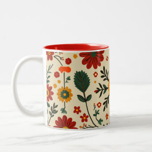 De Café Em Dois Tons caneca bonito