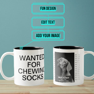 De Café Em Dois Tons Caneca Canina