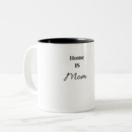 De Café Em Dois Tons Caneca Casa é Mãe | Presente do Dia das Mães | Pre