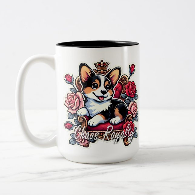 De Café Em Dois Tons Caneca Chaos Royalty  (Esquerda)