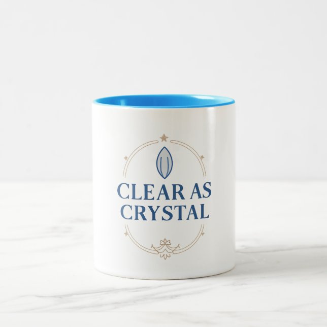 De Café Em Dois Tons Caneca - Clara como Cristal (Centro)