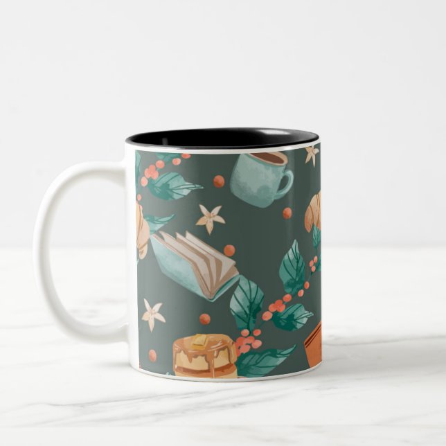 De Café Em Dois Tons Caneca Clássica, 330 ml (Esquerda)