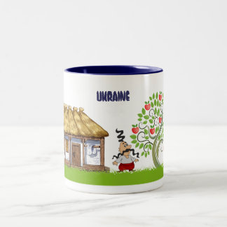 De Café Em Dois Tons Caneca com cossacks ucranianos