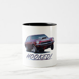 De Café Em Dois Tons Caneca com "ENGANCHADO! "