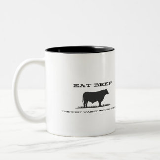 De Café Em Dois Tons Caneca Coma Carne