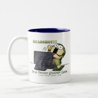 De Café Em Dois Tons caneca combinada do atirador da pessoa do