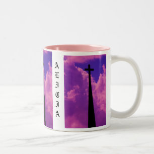De Café Em Dois Tons Caneca CONHECIDA TRANSVERSAL