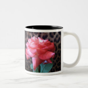 De Café Em Dois Tons Caneca cor-de-rosa selvagem