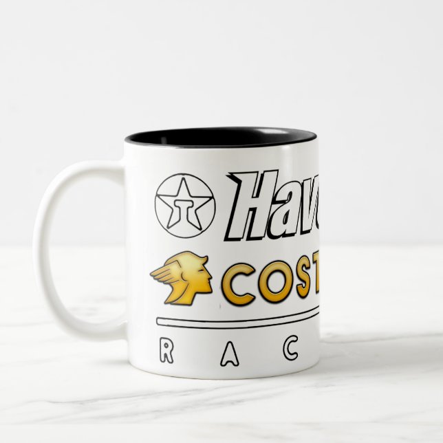 De Café Em Dois Tons Caneca Costa Oil x Havoline Racing (Esquerda)