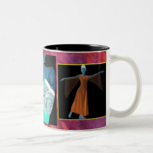 De Café Em Dois Tons Caneca criativa da dança