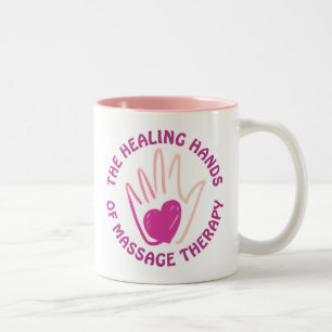 De Café Em Dois Tons Caneca cura da TA das mãos