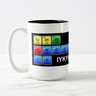 De Café Em Dois Tons Caneca CuZnPb