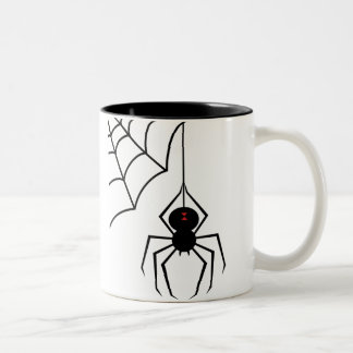 De Café Em Dois Tons Caneca da aranha da viúva negra
