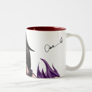 De Café Em Dois Tons Caneca da assinatura da PÁ (vermelha)