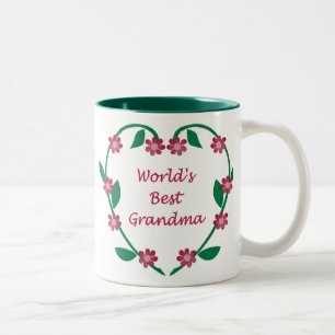 De Café Em Dois Tons Caneca da avó do mundo a melhor