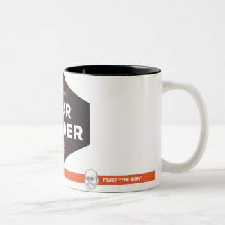 De Café Em Dois Tons Caneca da bandeira do cerzidor do rasgo -