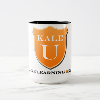 De Café Em Dois Tons Caneca da bebida da couve U