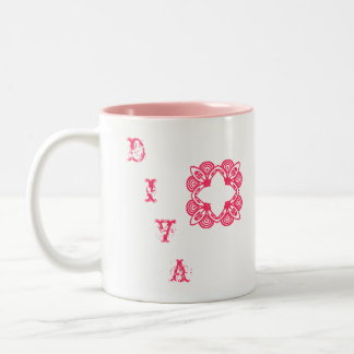 De Café Em Dois Tons Caneca da bebida da diva
