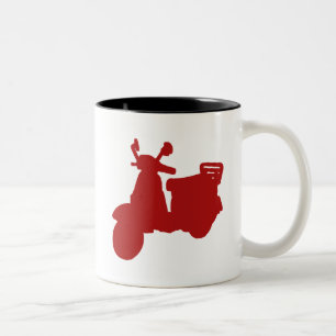 De Café Em Dois Tons Caneca da bicicleta do motor
