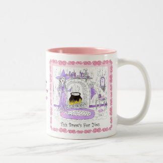 De Café Em Dois Tons Caneca da bruxa
