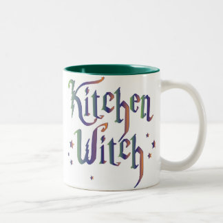 De Café Em Dois Tons Caneca da bruxa da cozinha