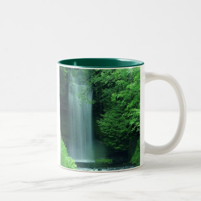 De Café Em Dois Tons Caneca da cachoeira (Direita)