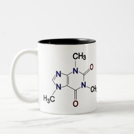 De Café Em Dois Tons Caneca da cafeína