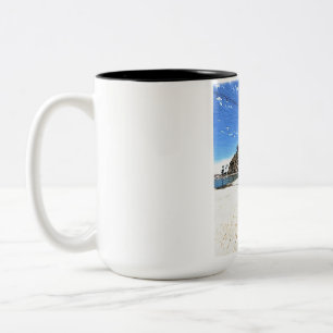 De Café Em Dois Tons Caneca da Caminhada à Beira-Mar, Ilha Catalina