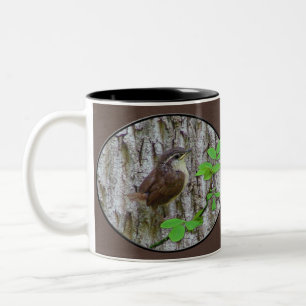 De Café Em Dois Tons Caneca da carriça do bebê