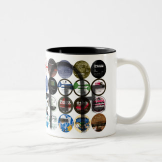 De Café Em Dois Tons Caneca da cidade da espátula 20a