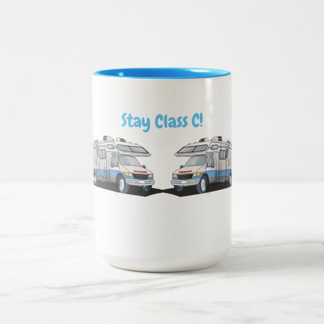 De Café Em Dois Tons Caneca da classe C Motorhome da estada (Centro)