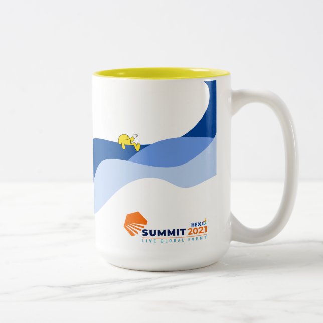 De Café Em Dois Tons Caneca da Coruja Summit para Lisa (Direita)